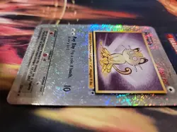 Near Mint Meowth Legendary Collection 2002 Reverse Holo Pokemon Card TCG cgc7 ps - Image 2