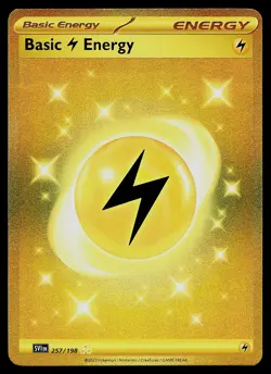 Pokemon Card - Basic Lightning Energy Scarlet & Violet Base Set 257/198 Holo - Image 1