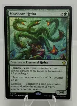 Mossborn Hydra #107 (NM) Foundations FDN Magic MTG - Image 1