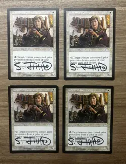 4x Mother Of Runes Eng Signed Fischer Mtg Magic The Gathering Madre Delle Rune - Image 1