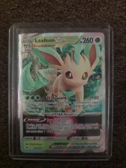 Pokemon TCG Leafeon VSTAR Holo Card Crown Zenith Edition 014/159 - Image 1