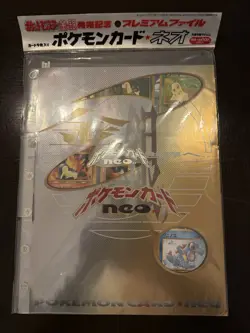 Pokemon Card Folder Neo Genesis 2 Japanese Sealed Vintage Johto Starter Holo - Image 1