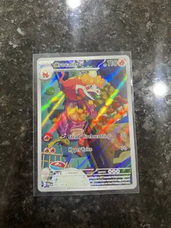 Crocalor Illustration Rare 202/193 Paldea Evolved English Pokemon NM+ - Image 2