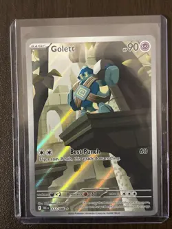 Pokemon TCG - Golett 122/086 - Illustration Rare - Black Bolt - Image 1