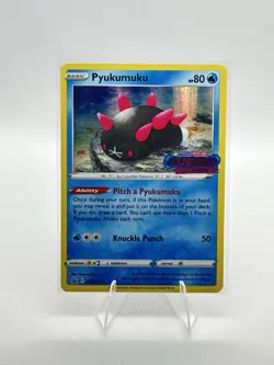 Pokemon TCG Fusion Strike Pyukumuku Stamped Holo Promo SWSH169 - Image 1