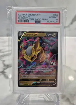 Pokemon Tcg Prize Pack Series 4 Giratina V Psa 10 - Image 1