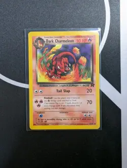 Dark Chameleon 32 (W Stamp) Promo Team Rocket Uncommon - Pokemon TCG - Image 1