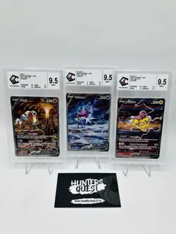 CCC 9,5 Trio Cartes Pokemon Suicune Raikou Entei Gg36-38-41/gg70 Zenith Supreme - Image 2