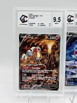 CCC 9,5 Trio Cartes Pokemon Suicune Raikou Entei Gg36-38-41/gg70 Zenith Supreme - Image 4