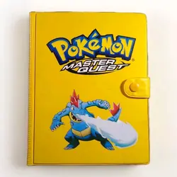 ✨VINTAGE✨ POKEMON MASTER QUEST BINDER 2002 YELLOW - Image 1
