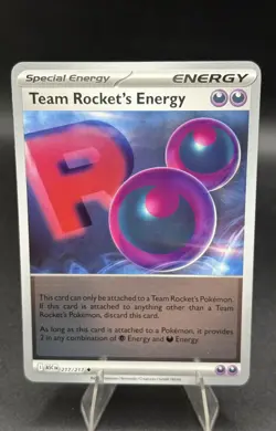 Team Rocket's Energy (Special) 217/217 Pokemon Ascended Heroes Reverse Holo NM/M - Image 1