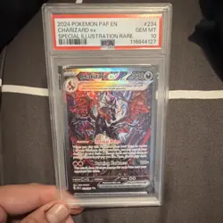 Pokemon TCG Charizard ex Special Illustration Rare PSA 10 SV Paldean Fates 234/… - Image 1