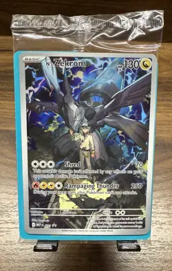 Pokemon Ascended Heroes N's Zekrom 031 Promo Sealed. - Image 1