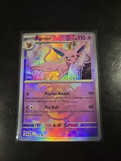 Pokemon TCG Espeon Master Ball 033/131 Prismatic Evolutions Near Mint - Image 1