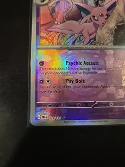 Pokemon TCG Espeon Master Ball 033/131 Prismatic Evolutions Near Mint - Image 3