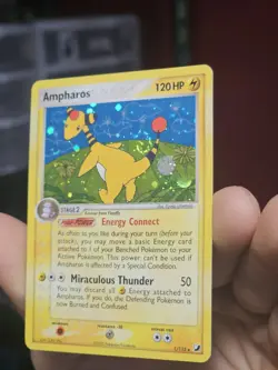 Pokemon TCG Ampharos Holo Rare 1/115 Moderately Played With Swirl!! - Image 2