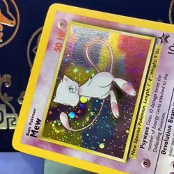 Pokemon 2000 WOTC Mew #9 Holo Black Star Promo English LP/NM SWIRL - Image 3