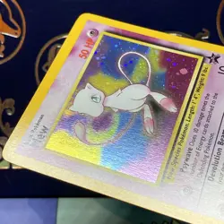 Pokemon 2000 WOTC Mew #9 Holo Black Star Promo English LP/NM SWIRL - Image 5