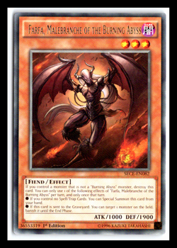 Farfa, Malebranche of the Burning Abyss - SECE-EN082 Rare - 1st Edition - Yugioh - Image 1