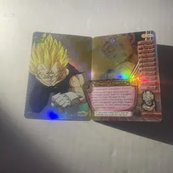Majin Vegeta hi-tech 192 193 Folding Personality Card Score Dbz CCG TCG - Image 3