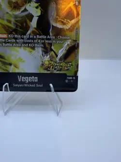 Vegeta FS09-15 Foil DB Legends Stamp Dragon Ball Super Card Game | NM - Image 5
