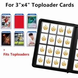 16 Pocket Toploader Binder, Holds 640 Cards, Ringless Design Side-Load Toploa... - Image 5