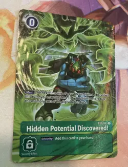 Hidden Potential Discovered! (Alternate Art) BT3-103 U Digimon Card Game - Image 1