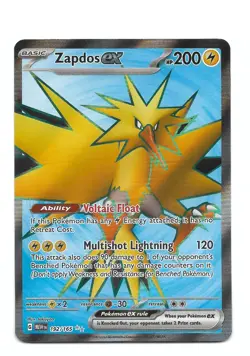 Zapdos ex 192/165 Sv: Scarlet & Violet 151 Holo Pokemon TCG - NM - Image 1