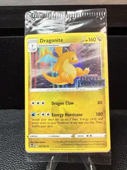 SEALED Dragonite Silver Tempest STAMPED 131/195 Holo Promo Card Pokemon TCG MINT - Image 1