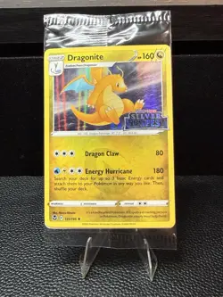 SEALED Dragonite Silver Tempest STAMPED 131/195 Holo Promo Card Pokemon TCG MINT - Image 4