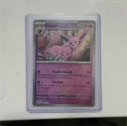 Pokemon Espeon 033/131 Master Ball Pattern Holo Rare Sv: Prismatic Evolutions - Image 1