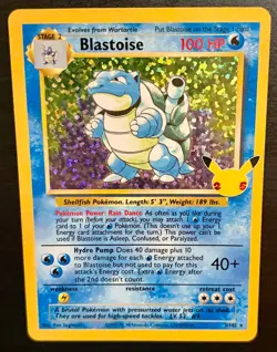 Blastoise 2/102 Classic Collection Celebrations: Classic Collection Pokemon NM - Image 1