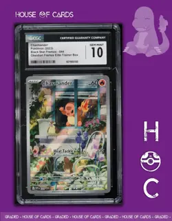2023 Pokemon SV Black Star Promo Obsidian Flames ETB Charmander #44 CGC 10 🐲🔥 - Image 1