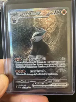 Pokemon TCG Excadrill EX Sir 168/086 SV11B Black Bolt NM/M Condition - Image 1