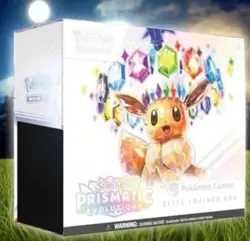 Prismatic Evolutions Pokemon Center Exclusive ETB - Sealed Elite Trainer Box - Image 1