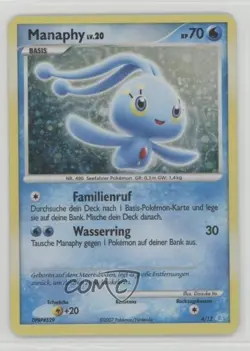 Manaphy (Manaphy Deck) German Pokemon Trainer Kit & Lucario #4 2007 - Image 1