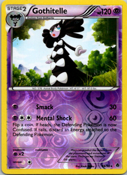 Pokemon TCG Gothitelle Emerging Powers 48/98 Reverse Holo Rare - Image 1