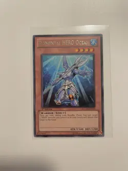 Elemental HERO Ocean LCGX-EN025 Rare Yugioh Card Near Mint First Edition - Image 1