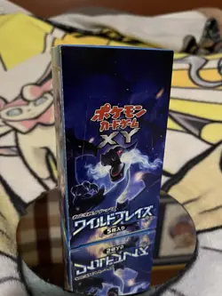 EMPTY Pokemon Japanese XY Wild Blaze Flashfire Booster Box NO CARDS - Image 1