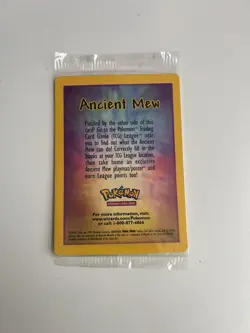 Pokemon TCG Ancient Mew Holo Card - 2000 Movie Promo - Rare - Sealed Unopened - Image 2