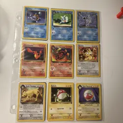 Pokemon Team Rocket Set Lot – 61/82 cards Non-Holo – No Duplicates WOTC LP/NM - Image 1