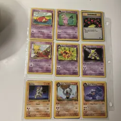 Pokemon Team Rocket Set Lot – 61/82 cards Non-Holo – No Duplicates WOTC LP/NM - Image 2