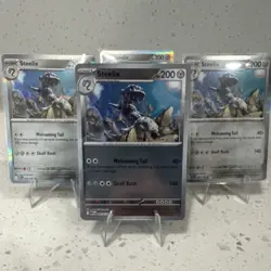 Pokemon TCG Steelix - 093/132 Card Lot x4 - Mega Evolution - Near Mint Holo - Image 1