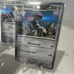 Pokemon TCG Steelix - 093/132 Card Lot x4 - Mega Evolution - Near Mint Holo - Image 3