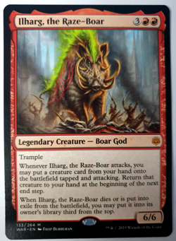 Ilharg, the Raze-Boar - MTG War of the Spark - Mythic - 133 VLP - Image 1