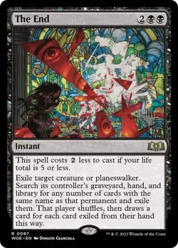 The End (Promo Pack) [Wilds of Eldraine Promos] Foil Near Mint - Image 1