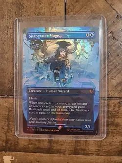 MTG Final Fantasy Snapcaster Mage (Borderless) (Chocobo Track Foil) #469 - NM - Image 2