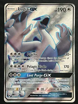 Pokemon Lugia GX Full Art - Lost Thunder - 207/214 NM - Image 1