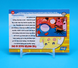 Pokemon Card - The Water Race is on! 47 - Pikachu's Vacation - Topps - Image 4
