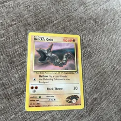 Brock's Onix 69/132 Common Pokemon Card NM - Image 1